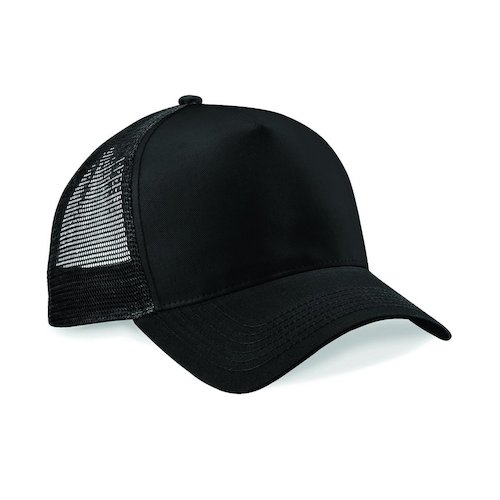 BC640 Snapback Trucker Cap (BC640BKBK)